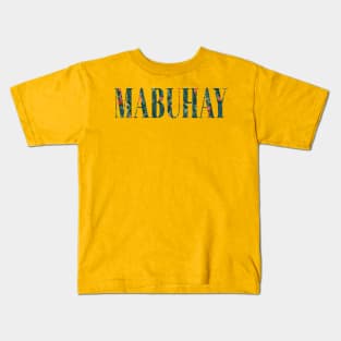 Mabuhay Floral Kids T-Shirt